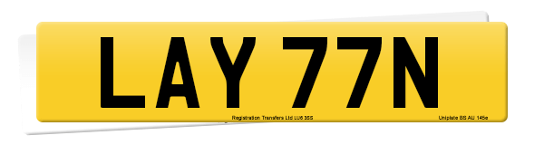 Registration number LAY 77N